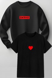 GRAŽU + INLOVE - DŽEMPERIO IR MARŠKINĖLIŲ KOMPLEKTAS